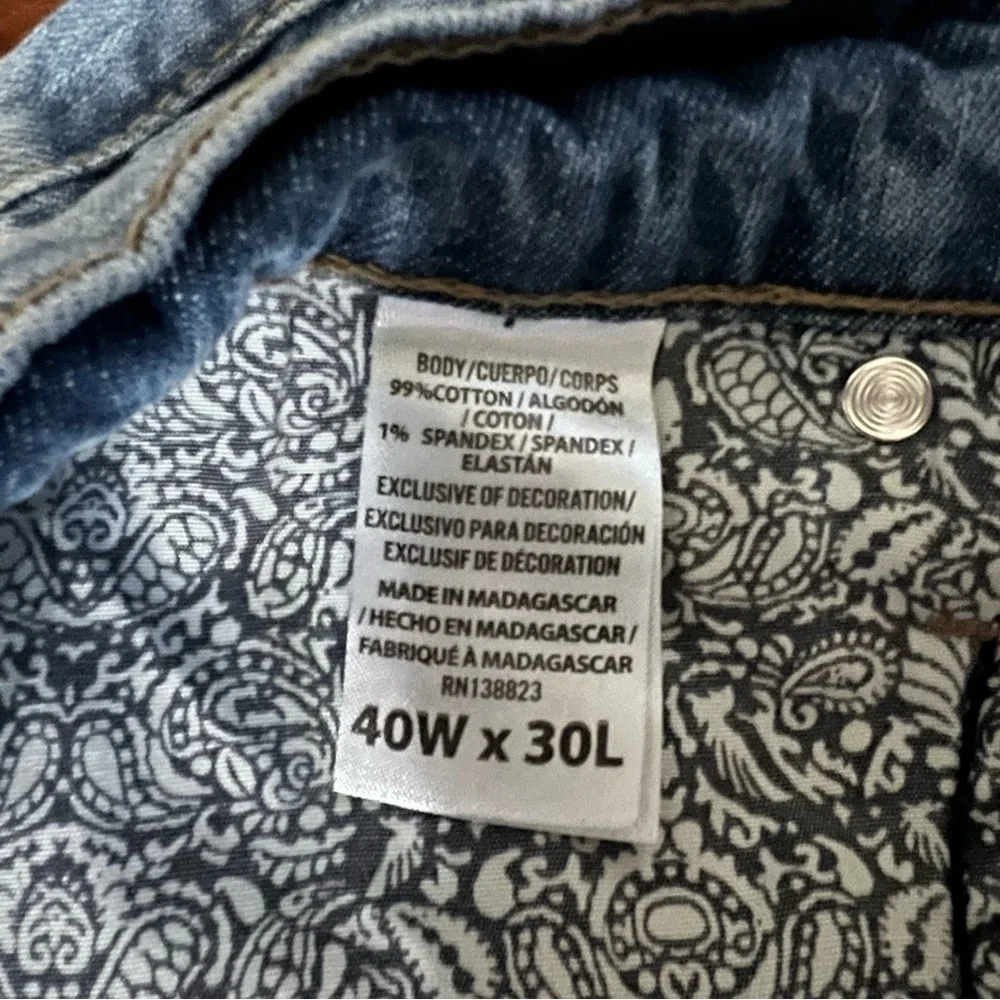Cody James Men’s Relaxed Western Bootcut Jeans size 40 x 30